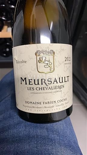Bourgogne Meursault Grand Cru Domaine Fabien Coche Les Chevalières 2021