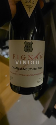 Valle del Ródano Châteauneuf-du-Pape. Château RAYAS PIGNAN 2012