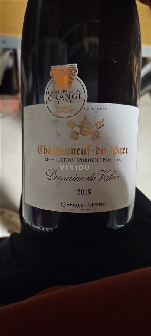 Vallée du Rhône Châteauneuf-du-pape Domaine Valori 2019