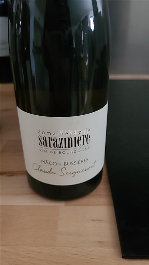 Burgundy Mâcon and Mâcon-Villages Domaine La Sarazinière Claude Seigneuret 2019