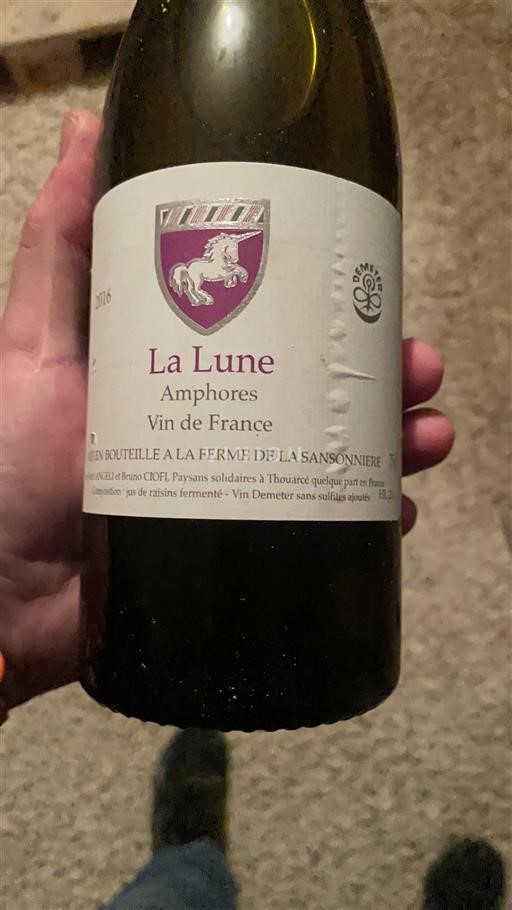 Vale do Loire Não especificado Ferme de la Sansonnière La Lune Amphores 2016