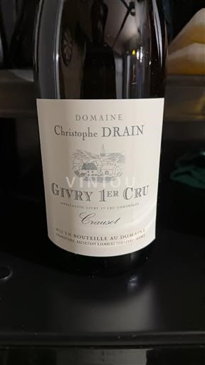 Bourgogne Ikke specificeret Premier Cru Domaine Christophe Drain Crausot 2023