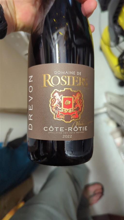 Vallée du Rhône Côte-rôtie Domaine Rosiers Drevon 2022