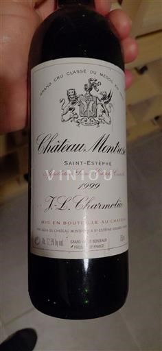 Bordéus Saint-Estèphe Grand Cru Château Montrose 1999