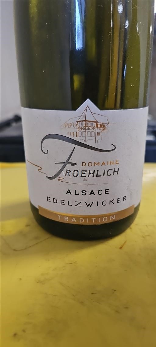 Alsace Edelzwicker Grand Cru Domaine Froehlich Tradition Không niên vụ