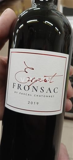 Bordeaux Fronsac Pascal chatonnet Esprit 2019