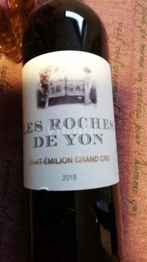 Bordeaux Saint-Émilion Grand Cru Grand Cru Les Roches de Yon 2019