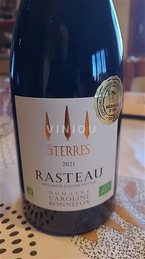Rhône-dalen Rasteau Domaine Caroline Bonnefoy Les 3 Terres 2021