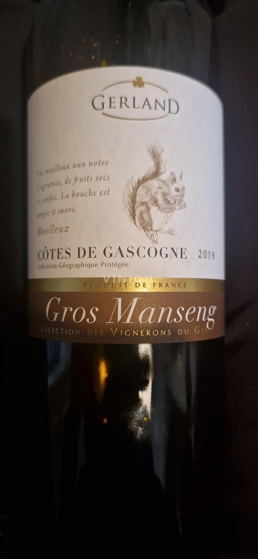 South West Côtes de Gascogne Gerland Sélection des Vignerons du Gerland 2019