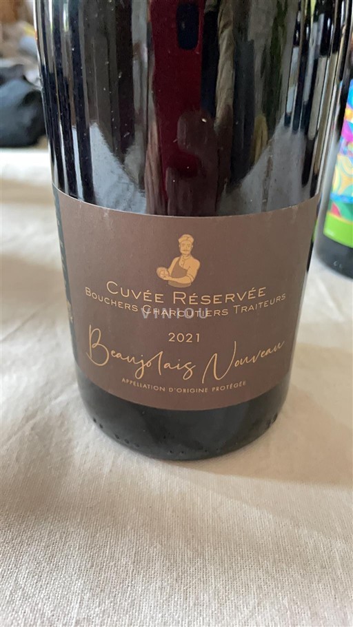 Vin Rouge sec Cuvée Réservée 2021 France Beaujolais Beaujolais Nouveau AOC