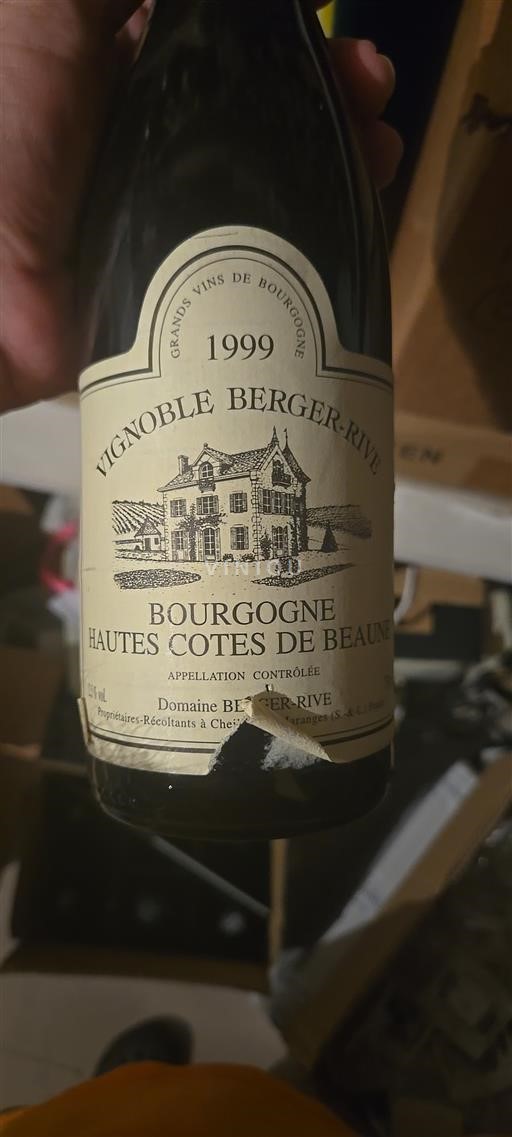 Borgoña No especificado Vignoble Berger-Rive 1999