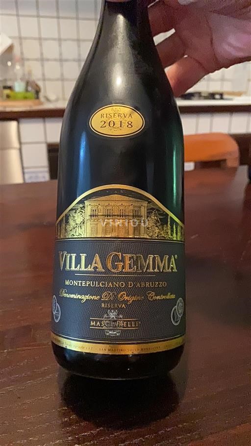 Abruzos Montepulciano d'Abruzzo Masciarelli Villa Gemma 2018