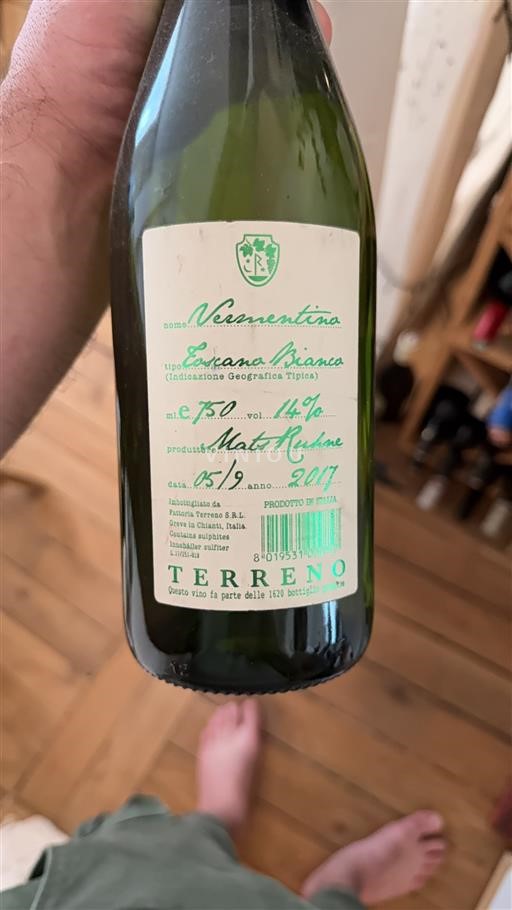 Tuscany Not Specified Terreno Vermentino 2017