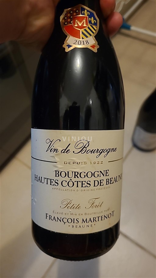 Burgund Hautes Côtes de Beaune François Martenot Petite Forêt 2018