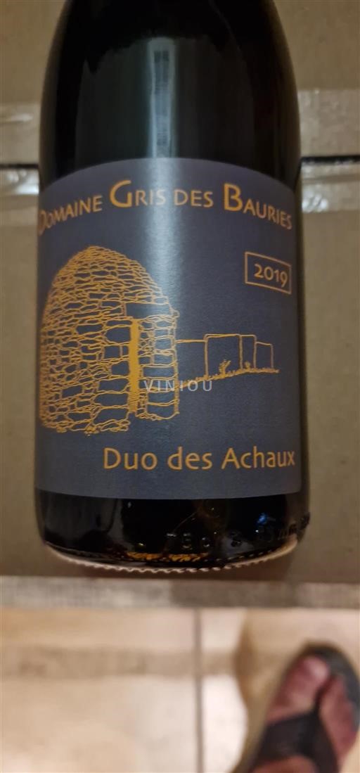 Vale do Ródano Não especificado Domaine Gris des Bauries Duo des Achaux 2019