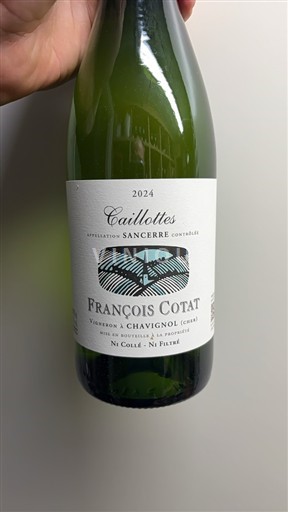 Thung lũng sông Loire Sancerre. François COTAT Caillottes 2024