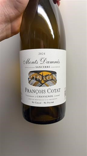 Loire-dalen Sancerre Cotat Mont Damnés 2024