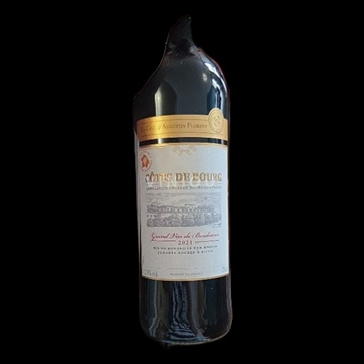Vin Rouge sec La Cave Augustin Florent 2021 France Bordeaux Côtes-de-bourg AOC