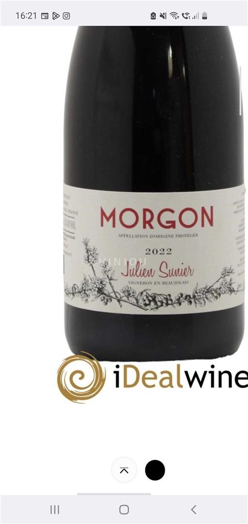 Beaujolais Morgon Julien Sunier 2022