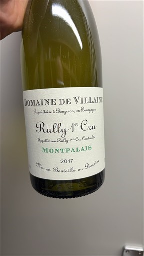 Burgundy Rully Premier Cru Domaine A. et P. de Villaine Rully 1er Cru Montpalais 2017