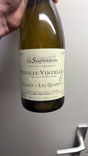 Burgundy Pouilly-Vinzelles Domaine La Soufrandière Les Quarts 2023