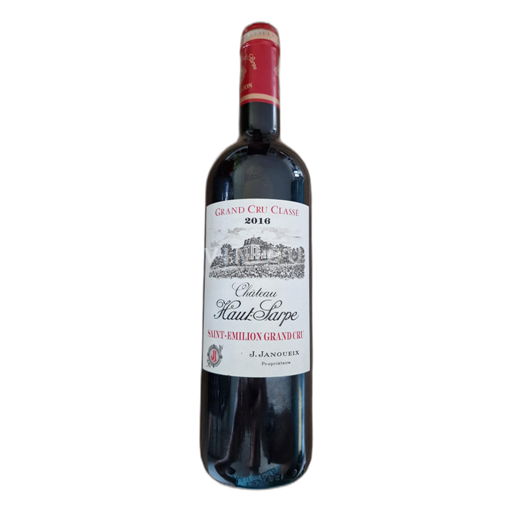 Bordeaux Saint-Émilion Grand Cru Grand Cru Château Haut-Sarpe 2016