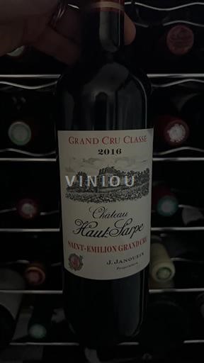 Burdeos Saint-Émilion Gran Cru Grand Cru Château Haut-Sarpe 2016