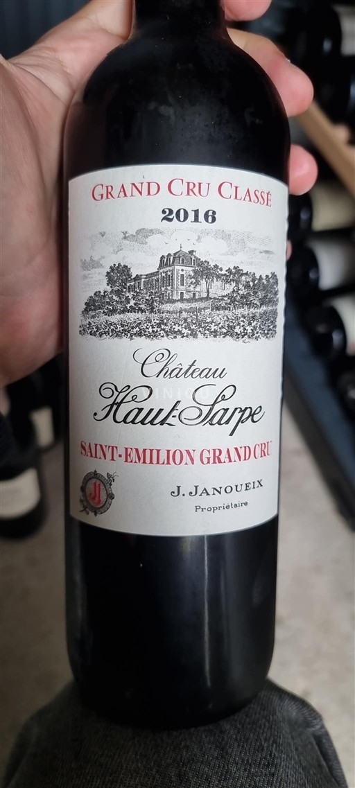 Bordeaux Saint-Émilion Grand Cru Grand Cru Château Haut-Sarpe 2016