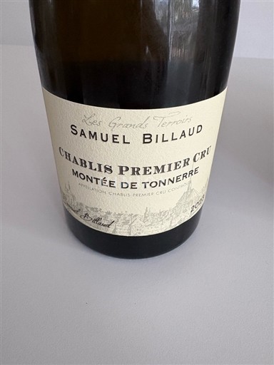Bourgondië Chablis Premier Cru Premier Cru Domaine Samuel Billaud Montée de Tonnerre 2023