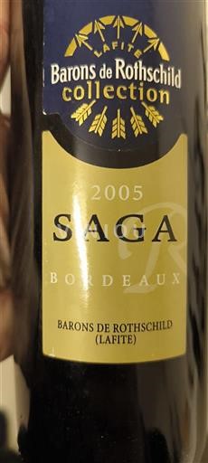 Bordeaux Barons de Rothschild (Lafite) Saga 2005