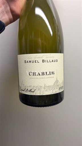 Borgonha Chablis Domaine Samuel Billaud Les Grands Terroirs 2023