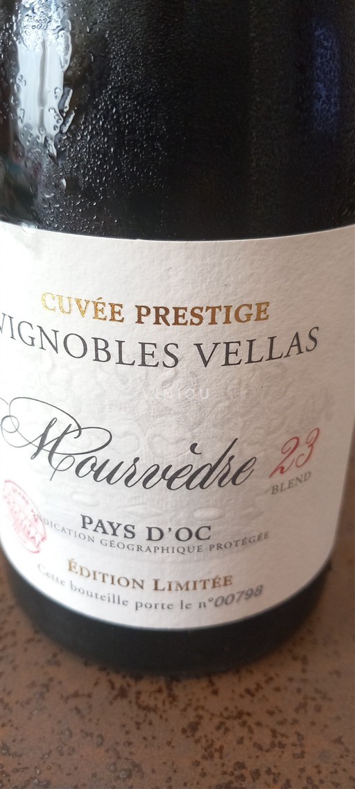 Languedoc-Roussillon Pays d'Oc Vignobles Vellas Prestige 2023