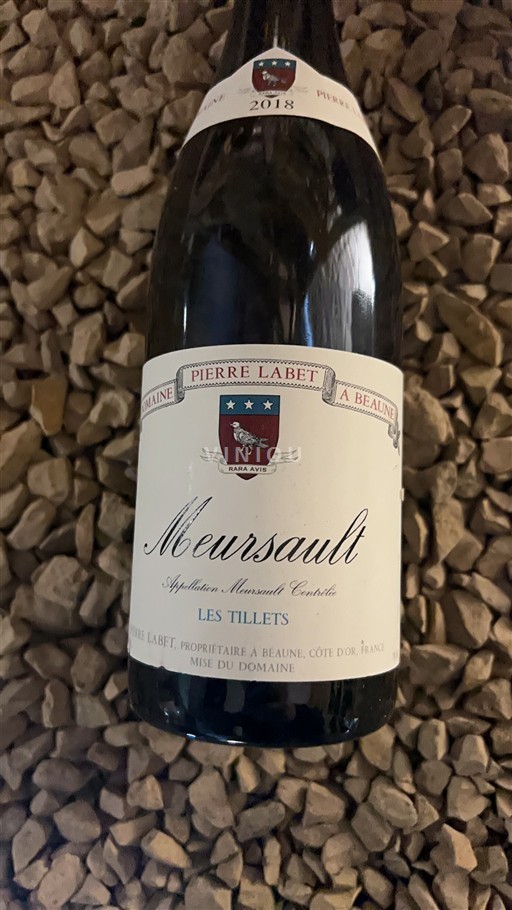 Borgogna Meursault Domaine Pierre Labet Les Tillets 2018