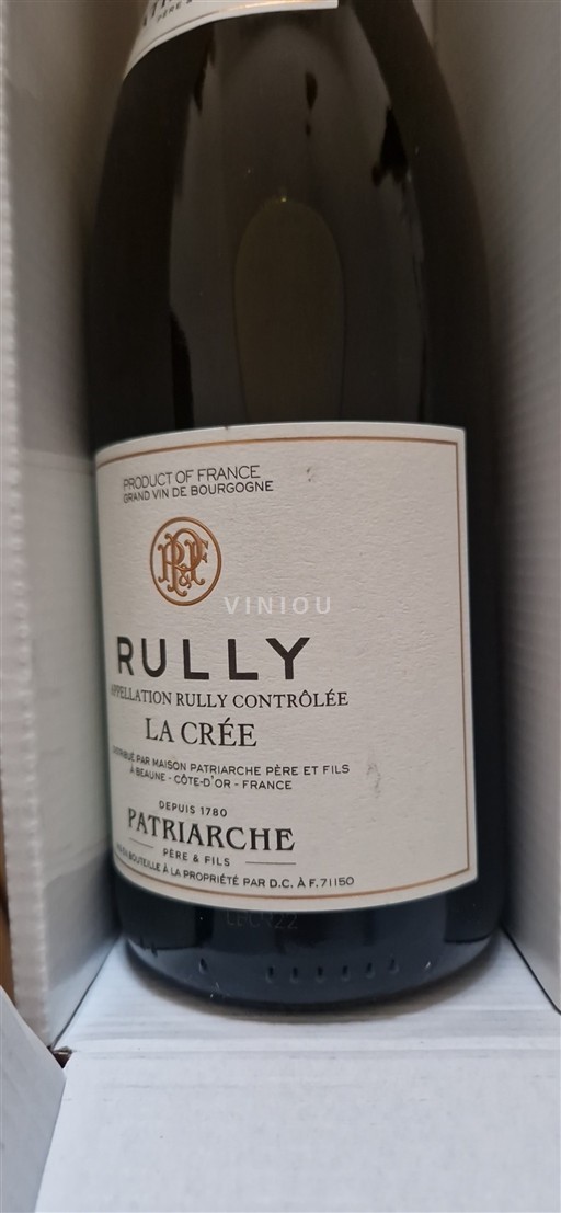 Burgund Rully Patriarche La Crée Ohne Jahrgang