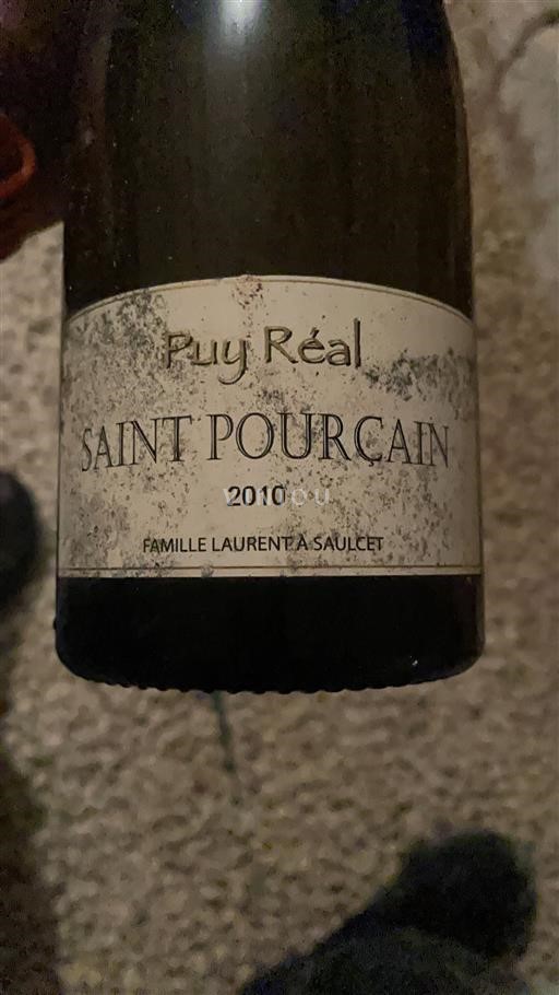 Loirevallei Saint-Pourçain Famille Laurent Puy Réal 2010