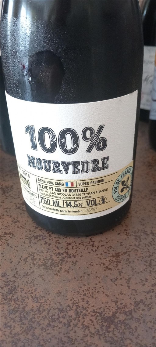 Languedoc-Roussillon Hérault VIGNOBLES NICOLAS 100% mourvedre 2016