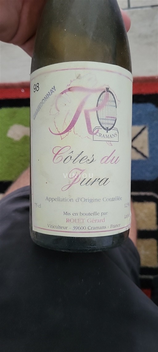 Jura Côtes du Jura Rolet Gérard 1998