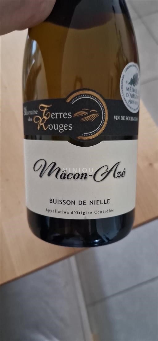 Burgundija Mâcon in Mâcon-villages Domaine Des Terres Rouges Buisson de Nielle Neleten.