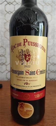 Bordeaux Puisseguin-saint-émilion Roc de Puisseguin 2022