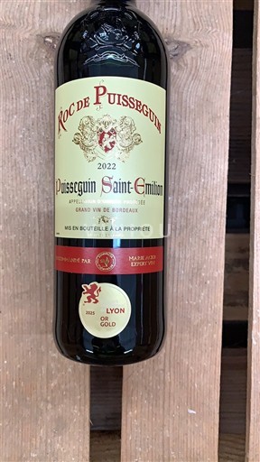 Bordeaux Puisseguin-saint-émilion Roc de Puisseguin 2022