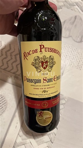 Bordeaux Puisseguin-saint-émilion Roc de Puisseguin 2022