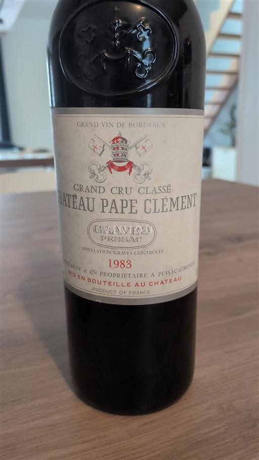 Bordeaux Graves Grand Cru Château Pape Clément 1983