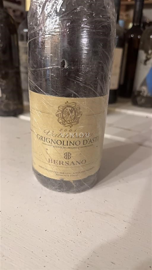 Piamonte Grignolino d'Asti Bersano Valdelsalto 2001