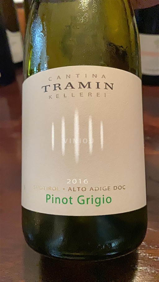 Trentin-Haut-Adige Cantina Tramin Pinot Grigio 2016
