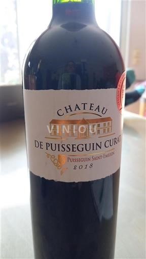 Bordeaux Puisseguin-saint-émilion Château de Puisseguin Curat 2018