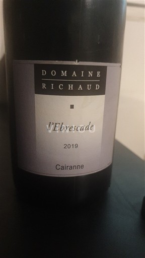Vallée du Rhône Cairanne Domaine Richaud L'Ebrescade 2019