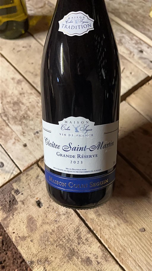 Burgundy Not Specified Maison Colin Seguin Clos Saint-Martin Grande Réserve 2023