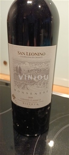 Vinos Rouge sec Monsenese San Leonino 2020 Italia Toscana Chianti Classico DOCG