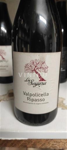 Vénétie Valpolicella Ripasso La Sogara 2020