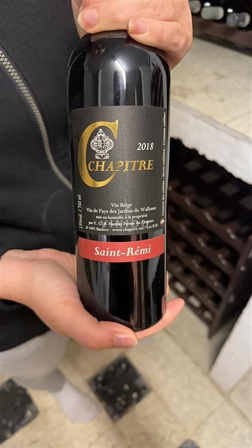 Valonija Vino dežele Jardin de Wallonie Ferme du Chapitre Saint-Rémi 2018